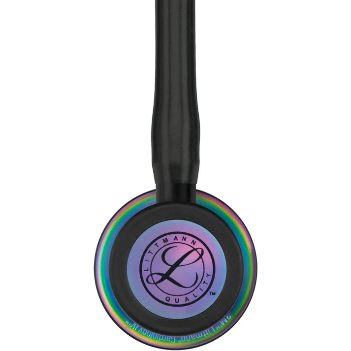 Littmann Cardiology IV Stethoscope: Black & Rainbow 6165