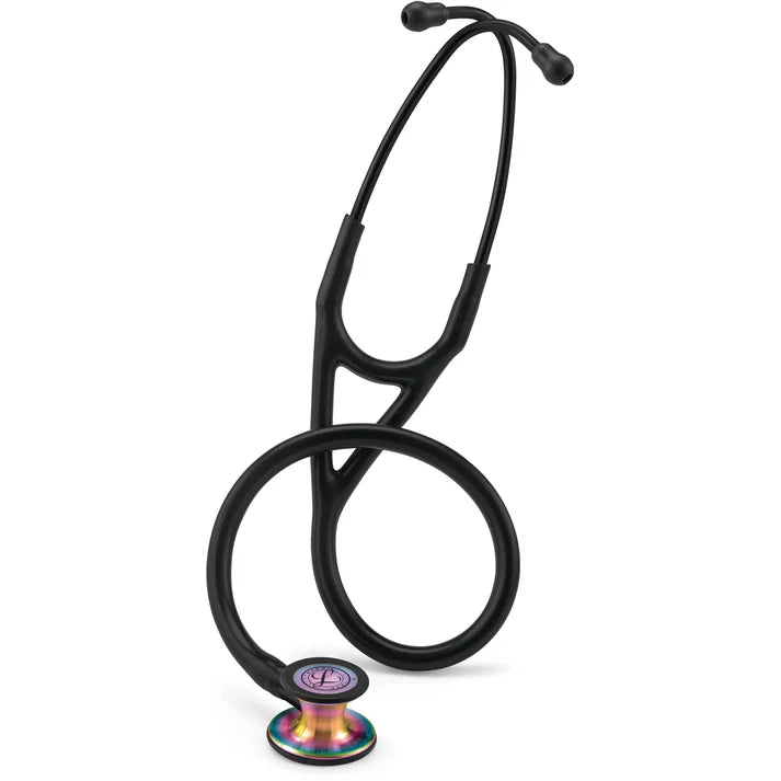 Littmann Cardiology IV Stethoscope: Black & Rainbow 6165
