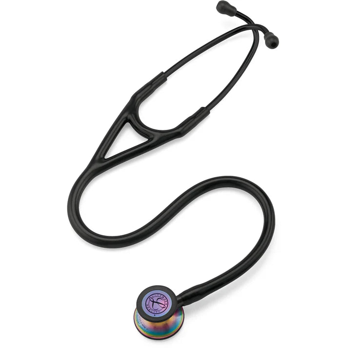 Littmann Cardiology IV Stethoscope: Black & Rainbow 6165