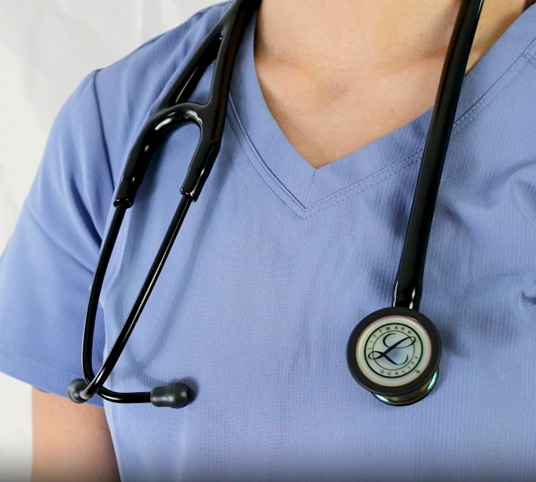 Littmann Cardiology IV Stethoscope: Black & Rainbow 6165