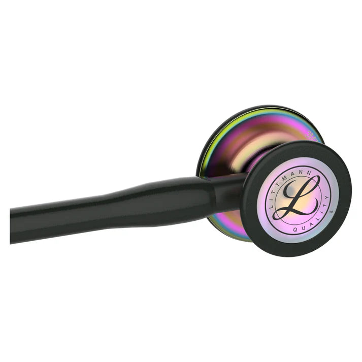 Littmann Cardiology IV Stethoscope: Black & Rainbow 6165