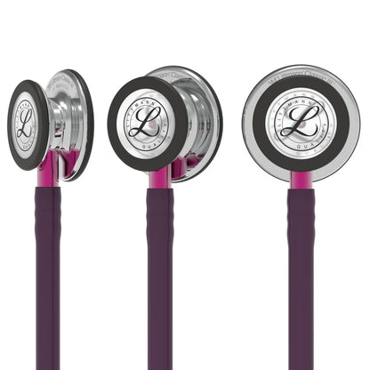 Littmann Classic III Stethoscope: Plum & Mirror - Pink Stem 5960 – Scope